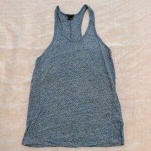 Theory Heather Blue Tank Top